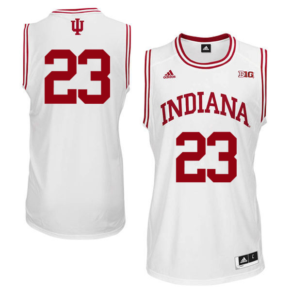 Men Indiana Hoosiers #23 Eric Gordon College Basketball Jerseys Sale-White - Click Image to Close